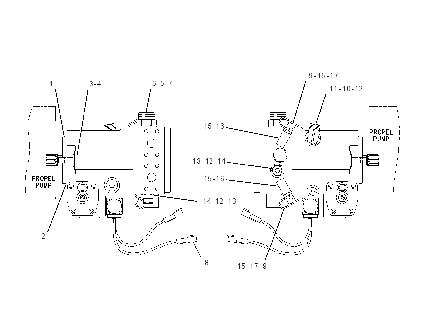 PUMP & MTG GP-VIBRATORY 1457341 CAT