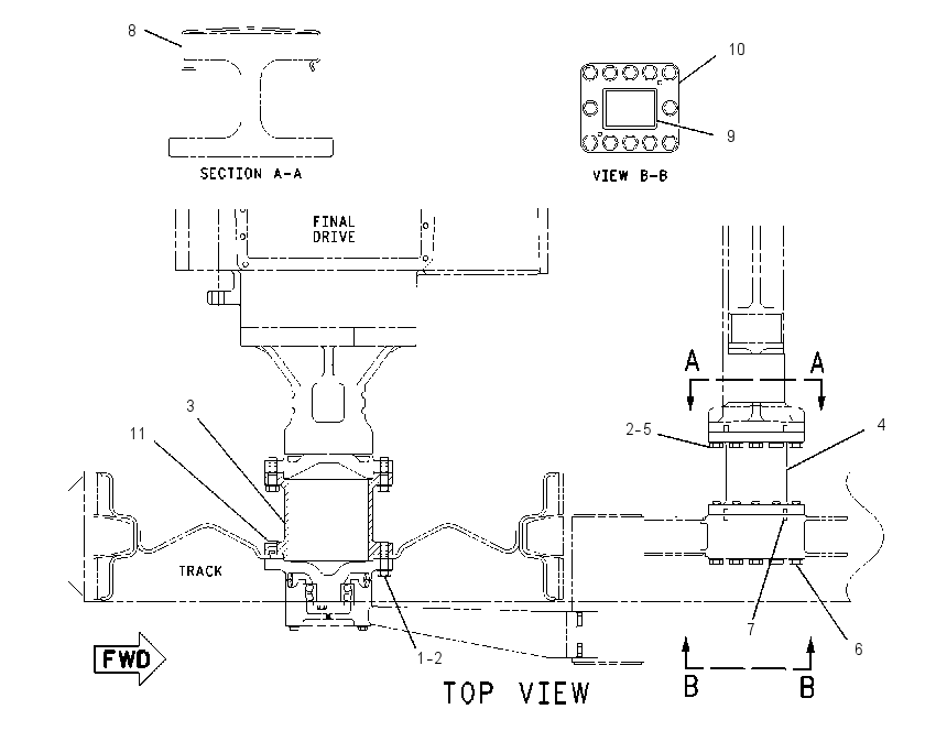 SPACER GP 1357846 CAT