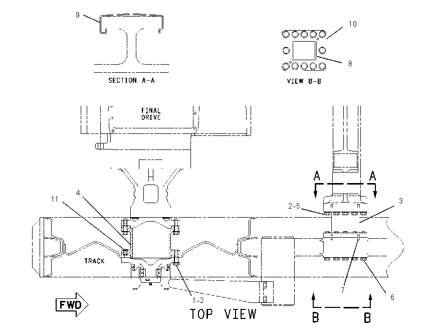 SPACER GP 1357844 CAT