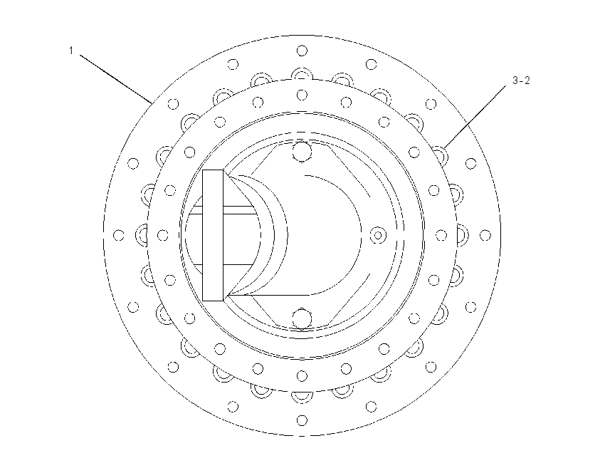 Бортовой редуктор 1C9867 CAT