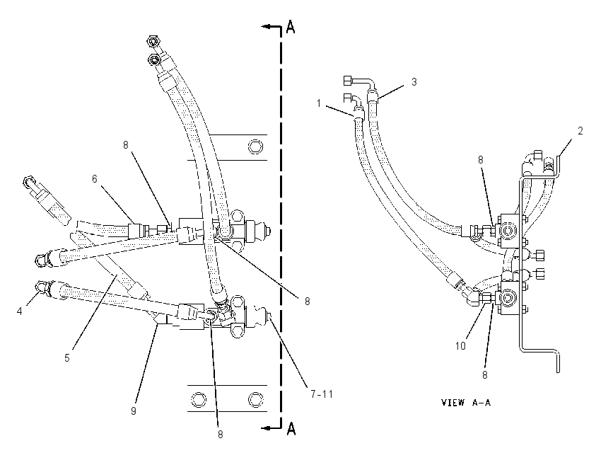 VALVE & MTG GP-STEERING NEUT 1337105 CAT