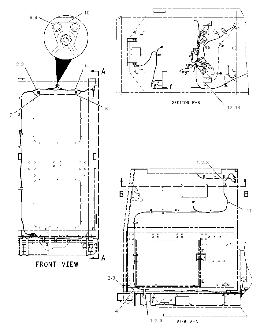 WIRING GP-CAB RISER 1410362 CAT