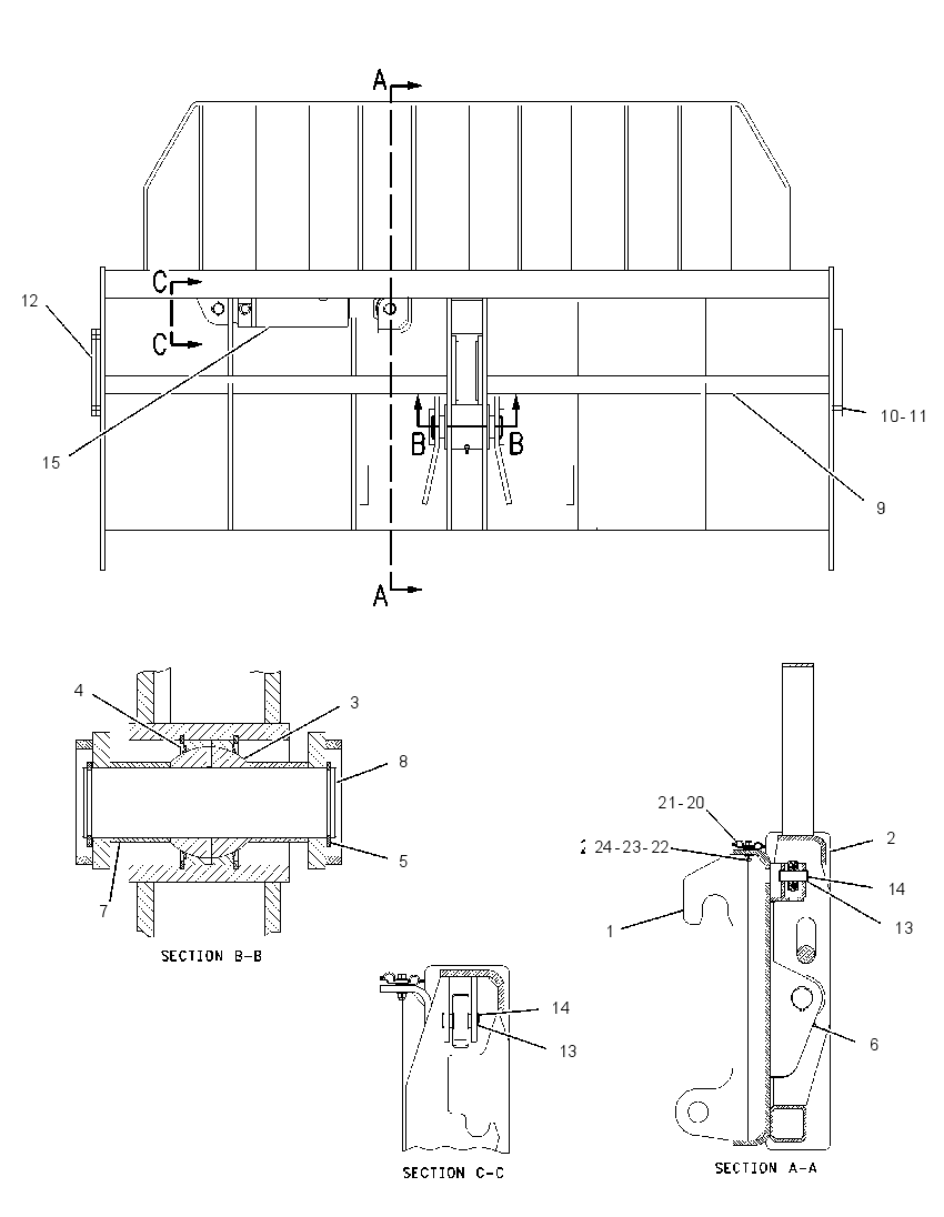 CARRIAGE GP-ROTATING 1668795 CAT