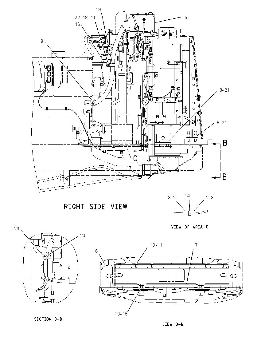 Радиатор с креплением 1715709 CAT