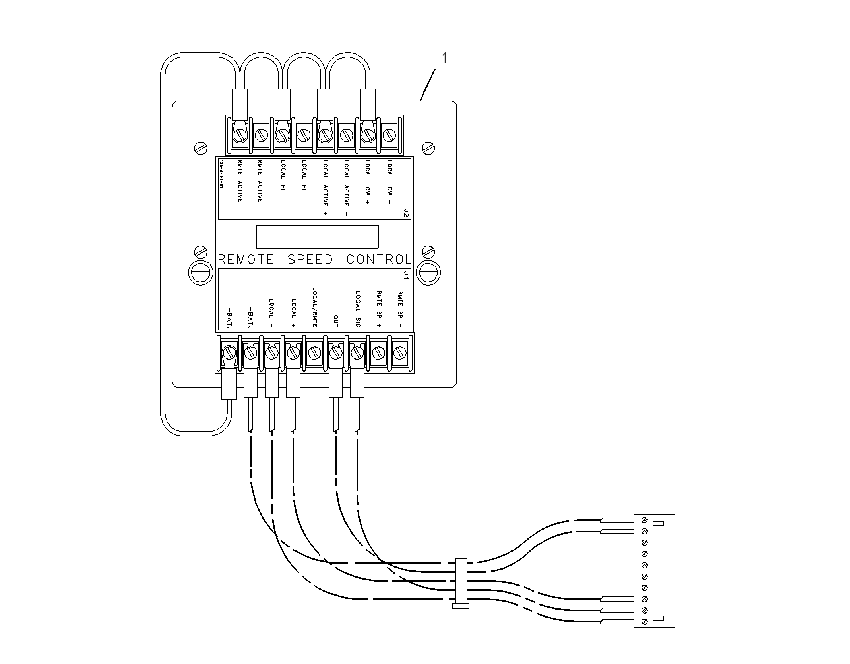 CONTROL GP-REMOTE SPEED 1255486 CAT
