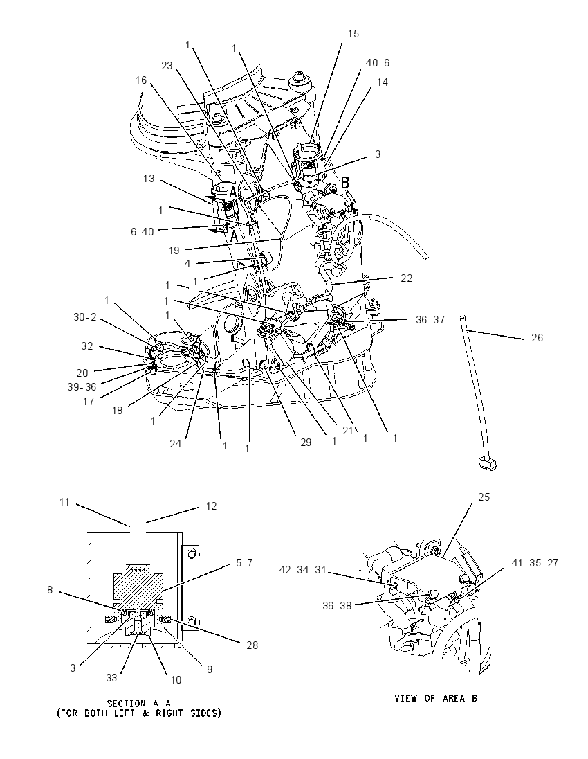 WIRING GP-HARVESTER HEAD 1760290 CAT