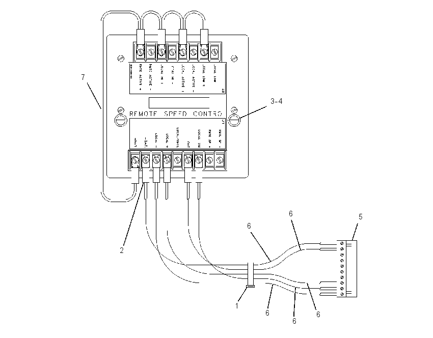 CONTROL GP-REMOTE SPEED 1402175 CAT