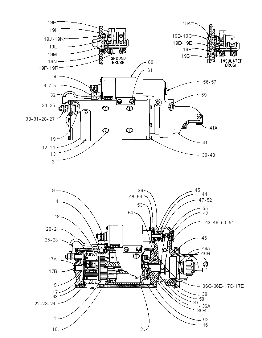 MOTOR AS-ELECTRIC STARTING 8L8207 CAT