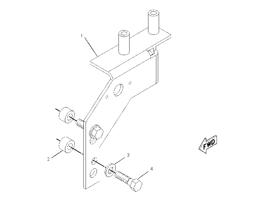 FASTENER GP-AIR CLEANER 1757066 CAT