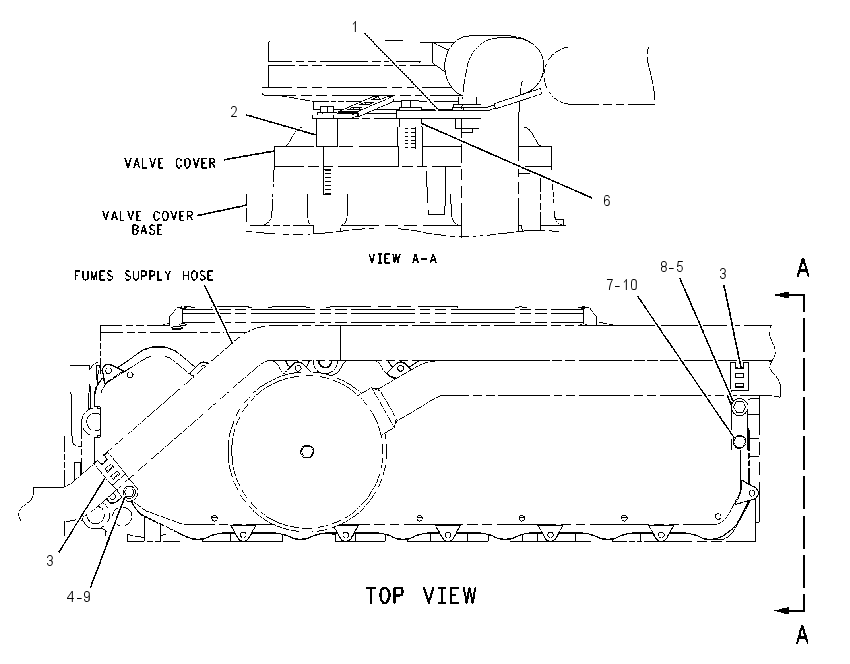 FASTENER GP-FUMES DISPOSAL 1969019 CAT