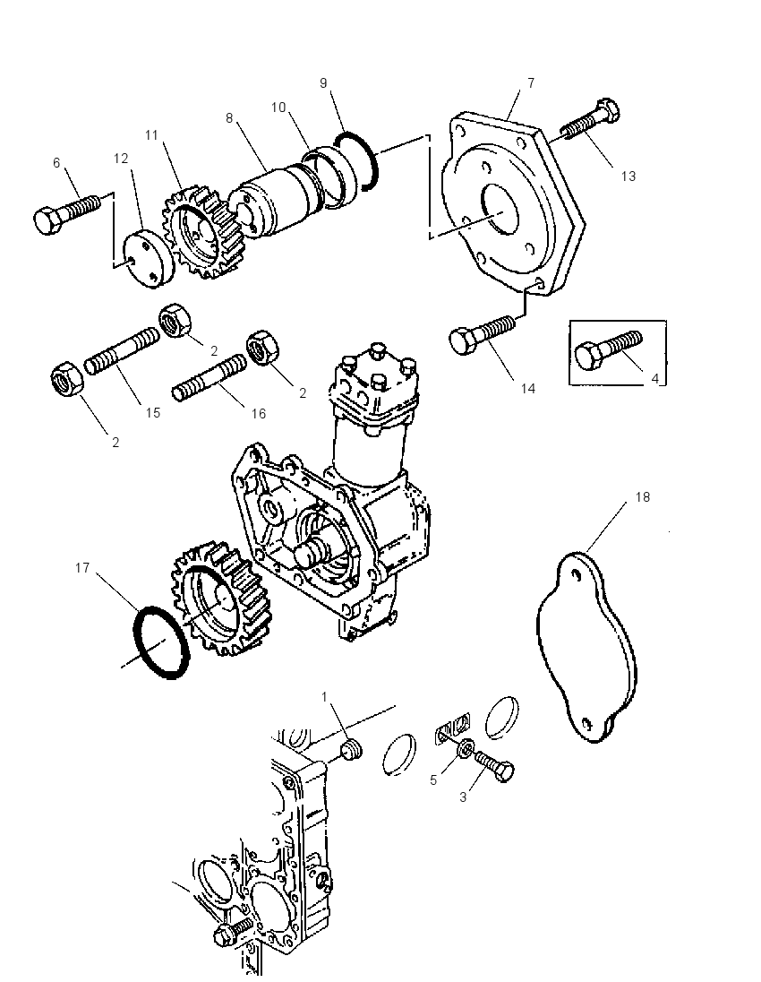DRIVE GP-AIR COMPRESSOR 1860668 CAT