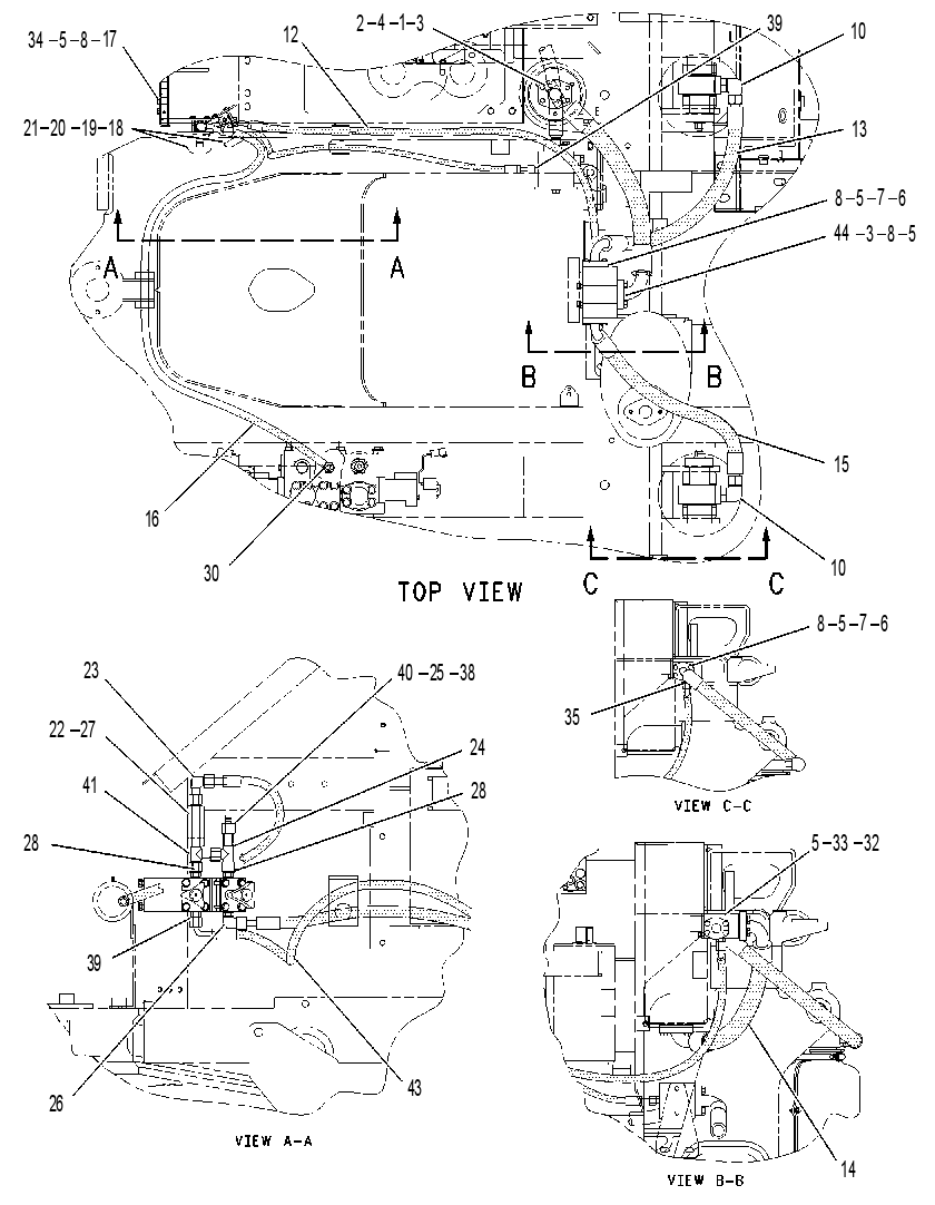 LINES GP-SUSPENSION 1390987 CAT