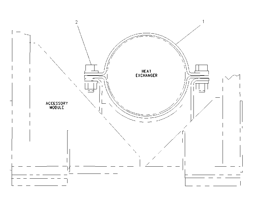 MOUNTING GP-HEAT EXCHANGER 4W9209 CAT