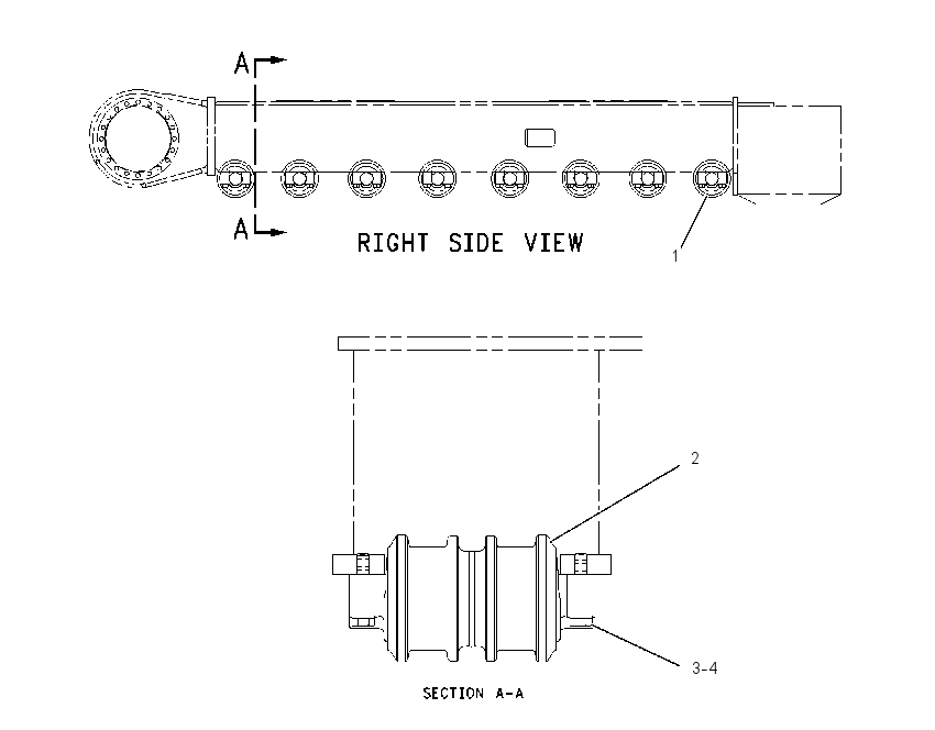 ROLLER AR-TRACK 1776909 CAT