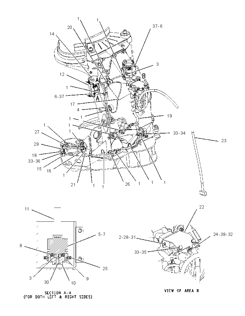 WIRING GP-HARVESTER HEAD 1771443 CAT