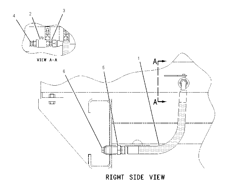 LINES GP-COOLANT DRAIN 1692067 CAT