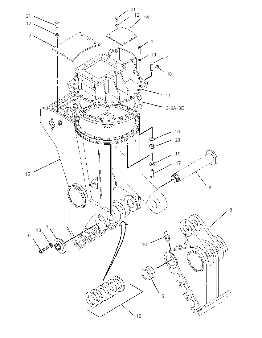 HOUSING GP-PULVERIZER 1609074 CAT
