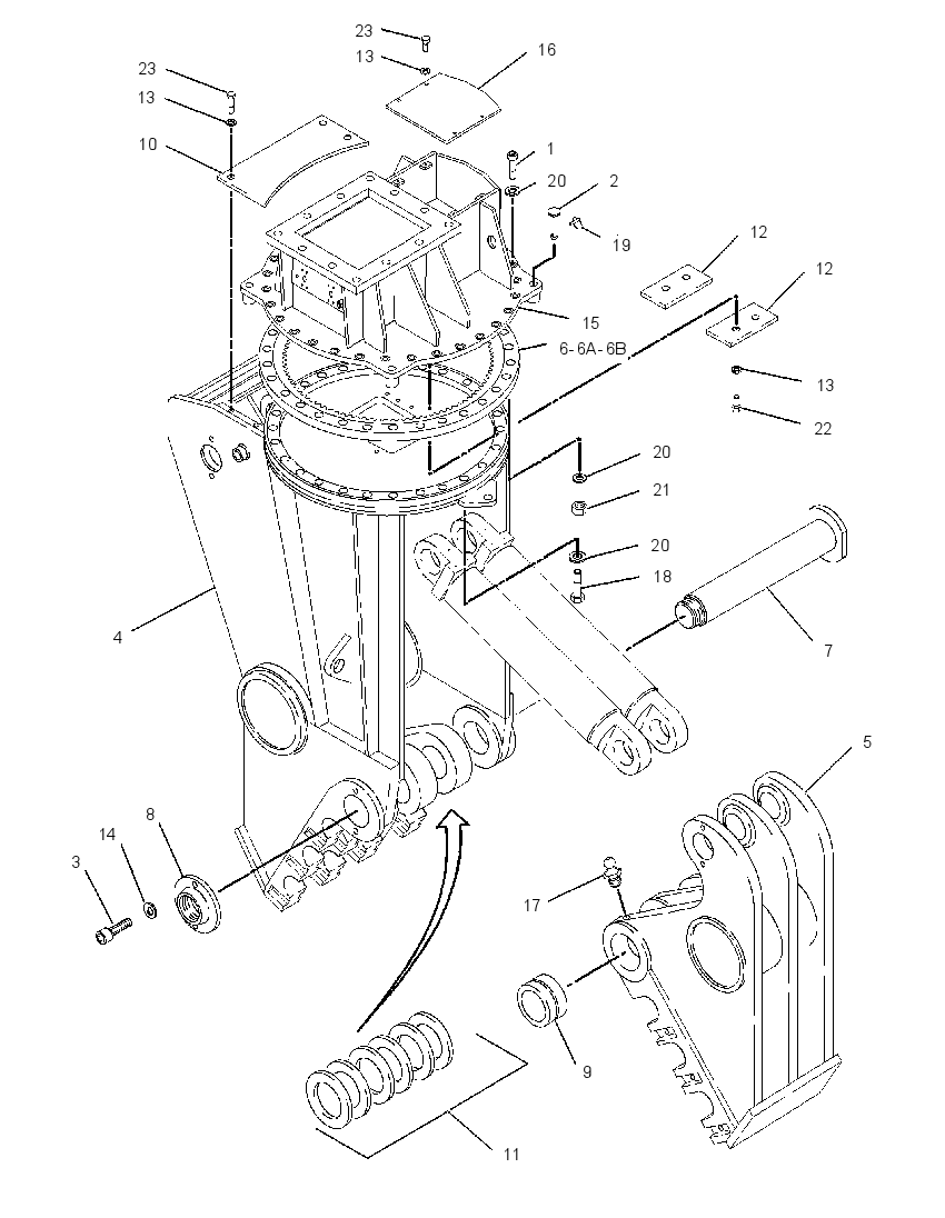HOUSING GP-PULVERIZER 1609075 CAT