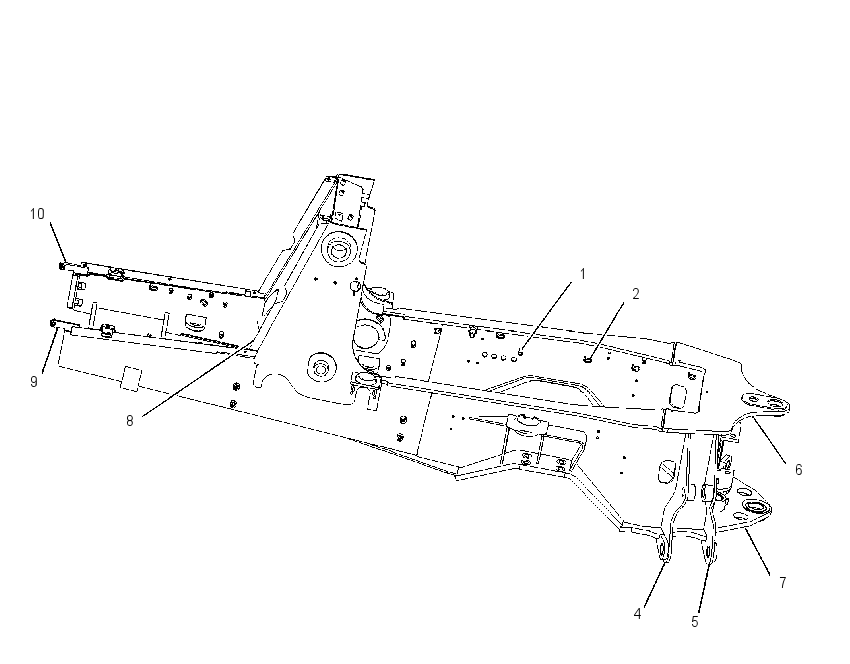 FRAME AS-LOADER 1430766 CAT