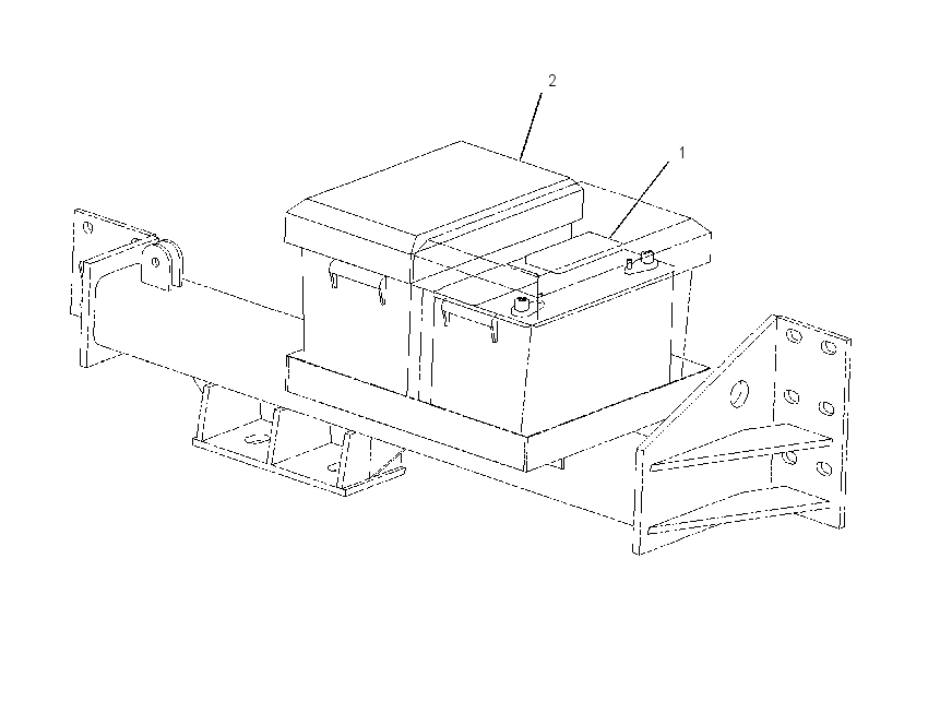BATTERY & MOUNTING GP 1772117 CAT