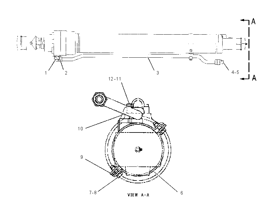 LINES GP-HEEL CYLINDER 1336775 CAT