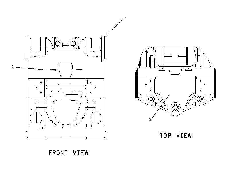 FRAME AS-LOADER 2Q8249 CAT