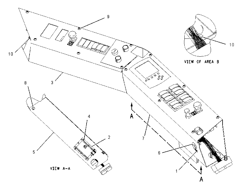 CONSOLE GP-SIDE 1844174 CAT