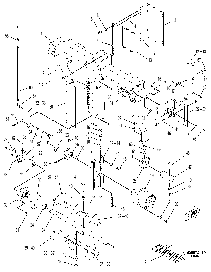 CONVEYOR GP-AUGER 1863636 CAT