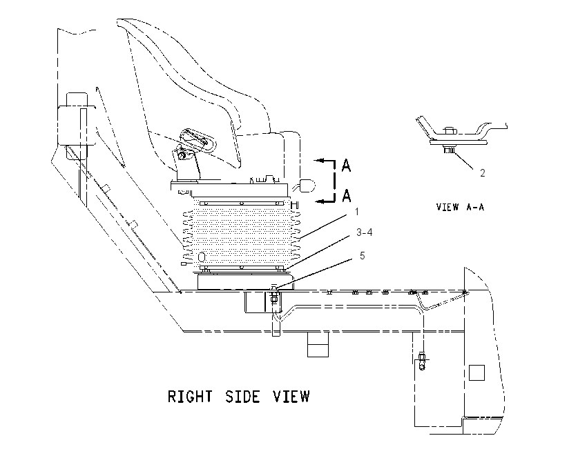 CONVERSION GP-SEAT SUSPENSION 1911058 CAT