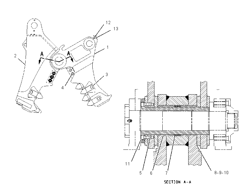 JAW GP-PULVERIZER 1796764 CAT