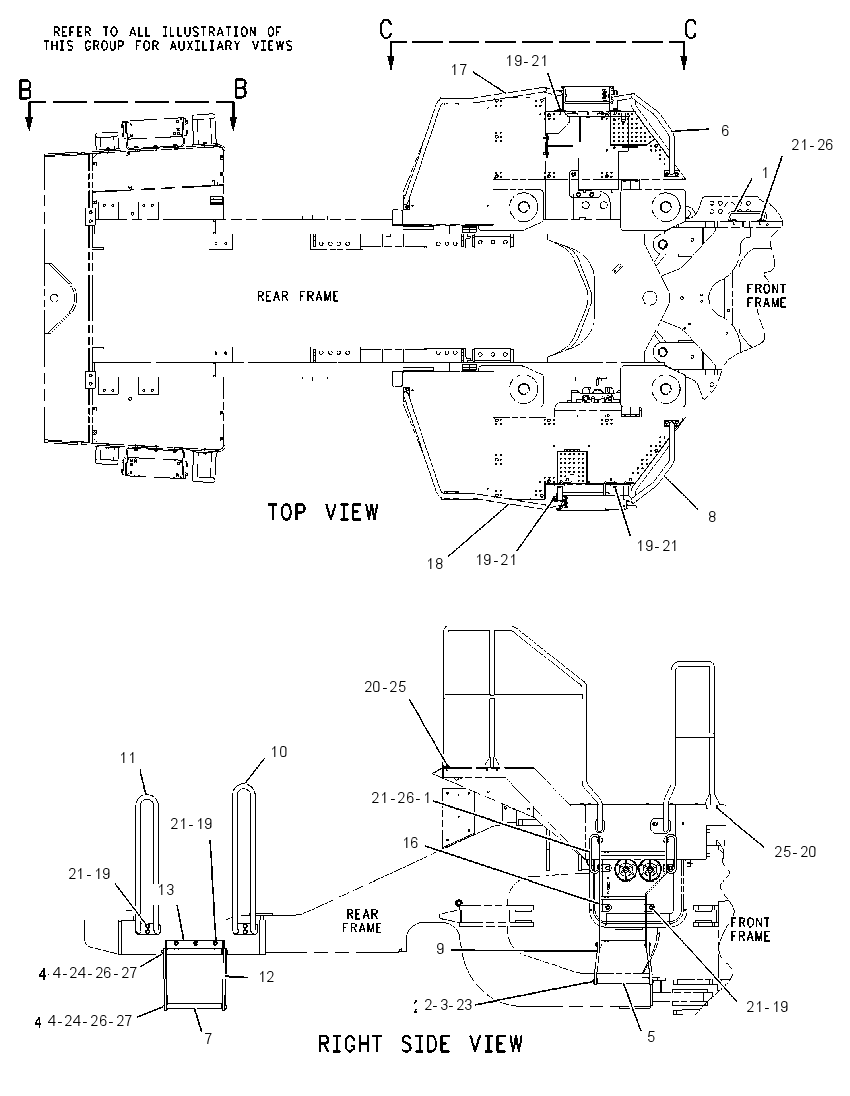 HANDRAIL & STEP GP 1671297 CAT