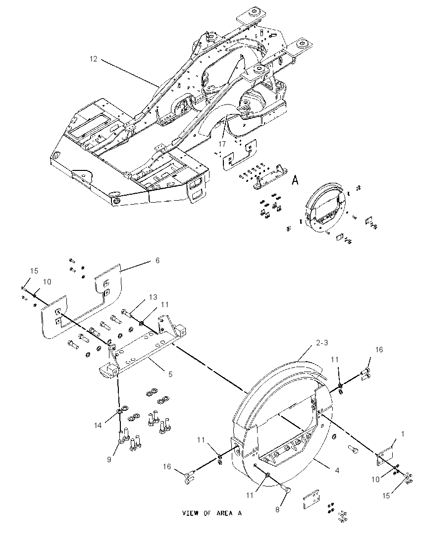 KIT-AXLE GUARD 2Q8293 CAT