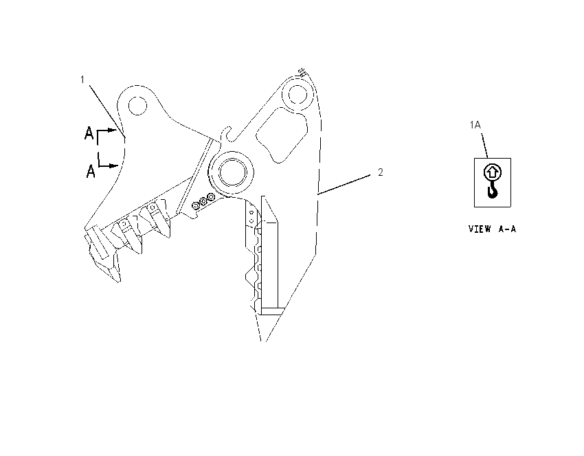JAW GP-PULVERIZER 1725906 CAT