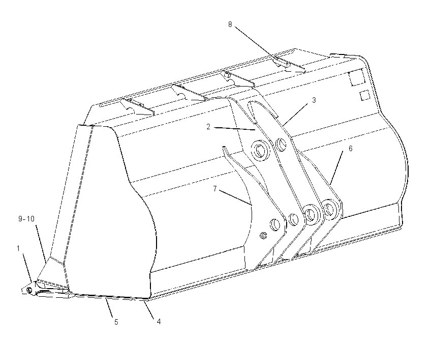 BUCKET AS-PENETRATION 1728556 CAT