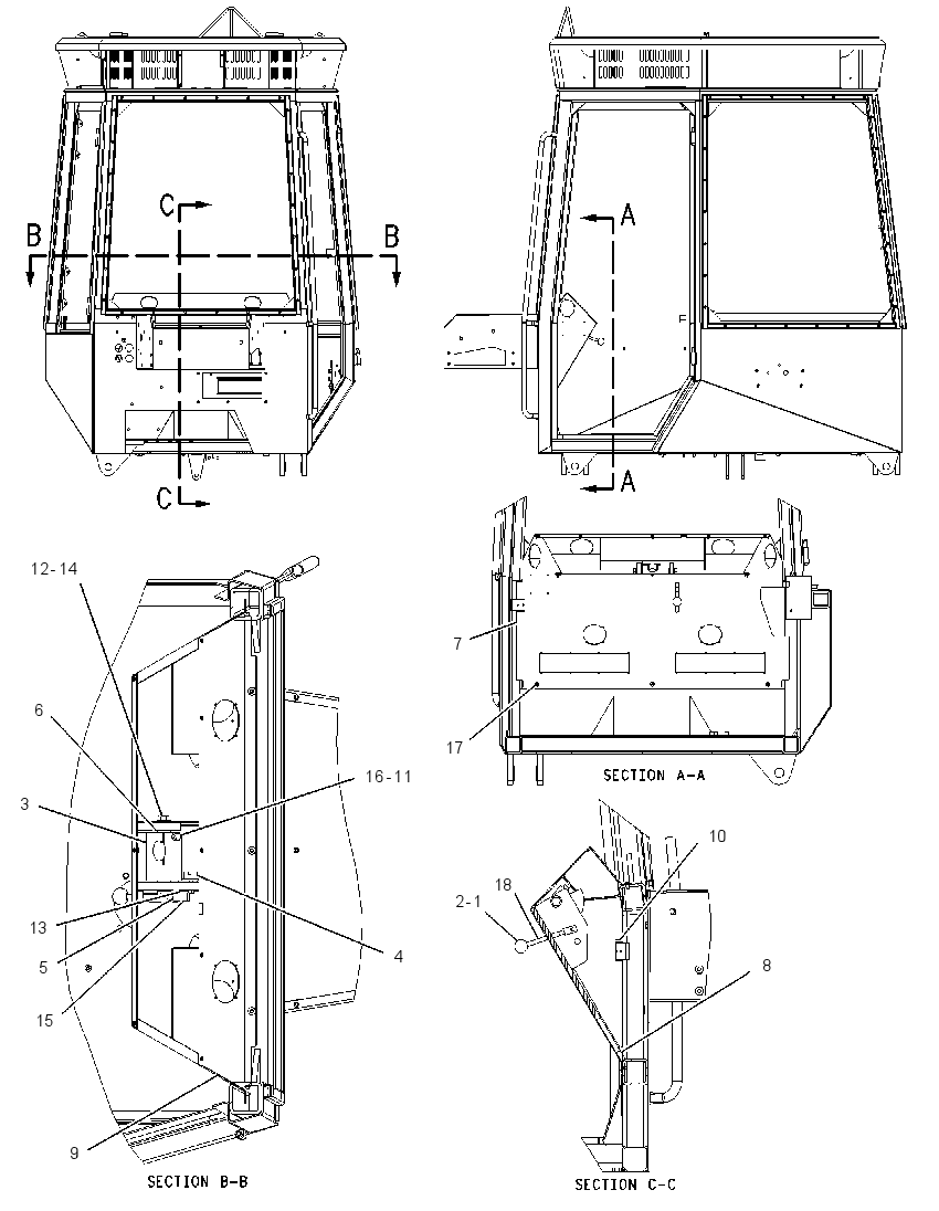 PANEL GP-FRONT 1871920 CAT