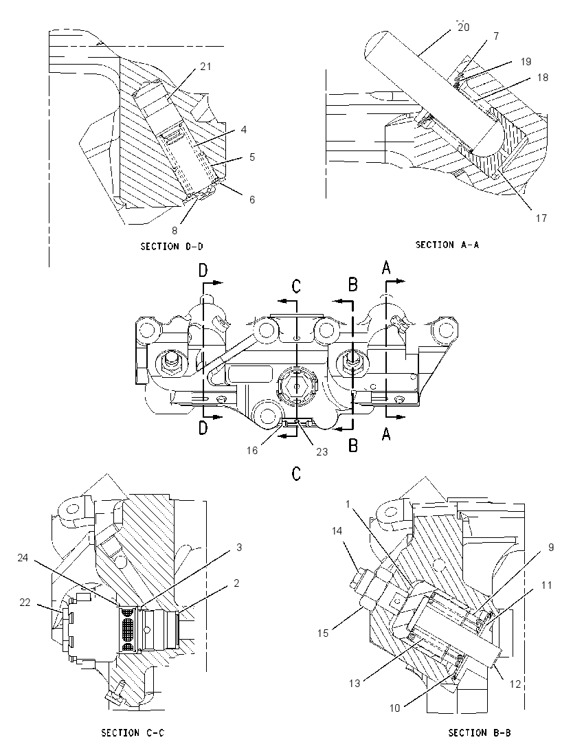 HOUSING GP-ENGINE BRAKE 1895950 CAT