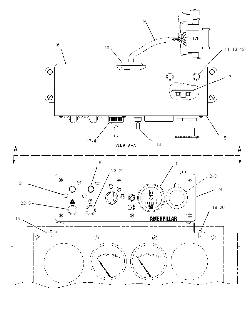 CONTROL GP-AUTO START/STOP 1951345 CAT
