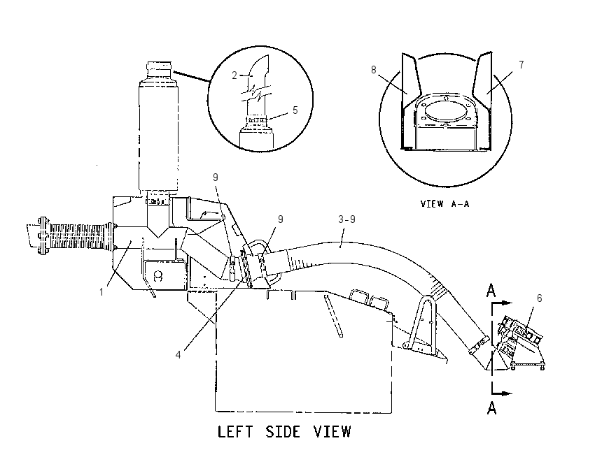PIPE AR-EXHAUST 1345859 CAT