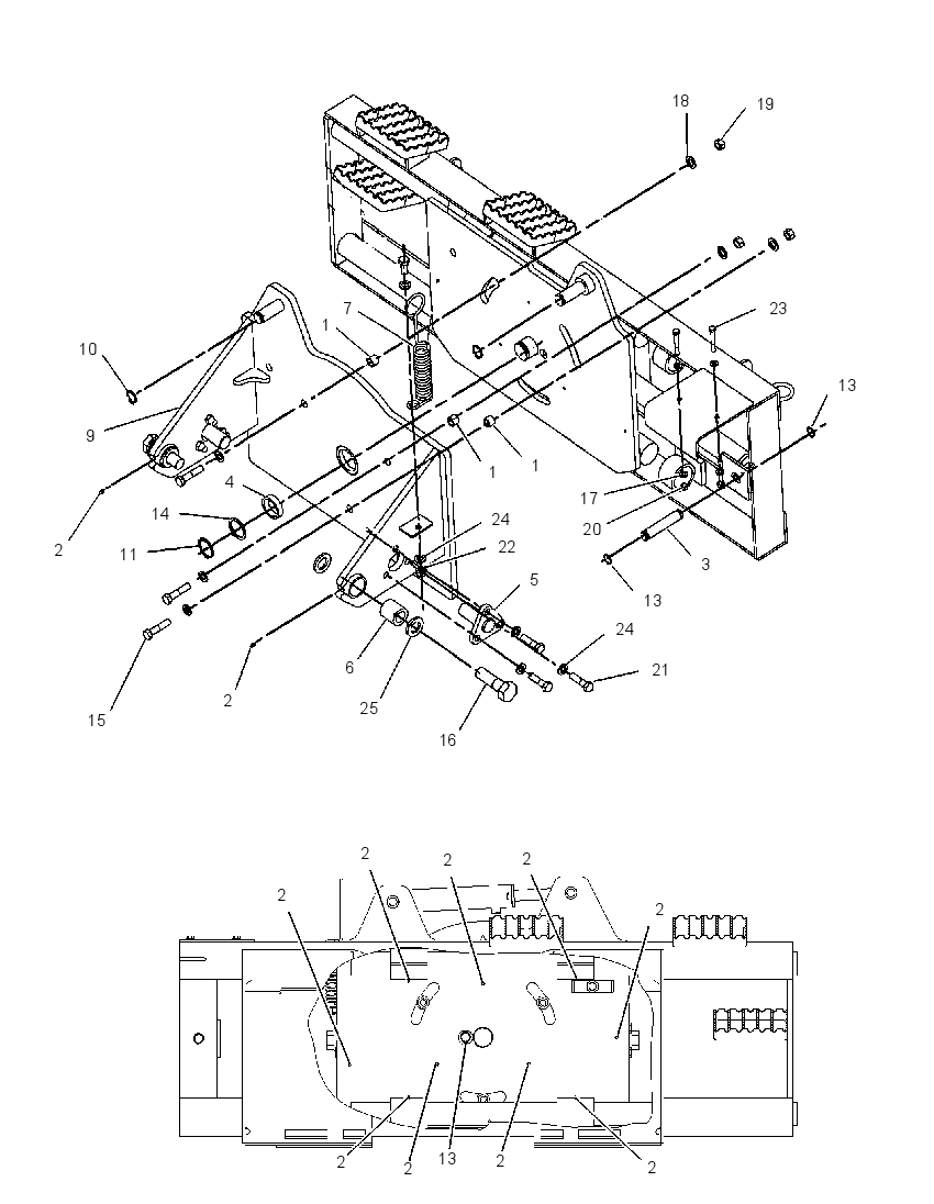 FRAME GP-COLD PLANER 1736664 CAT
