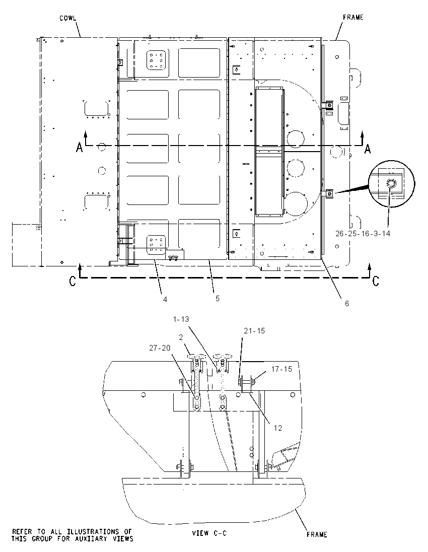HOOD GP-TRUCK 1493046 CAT