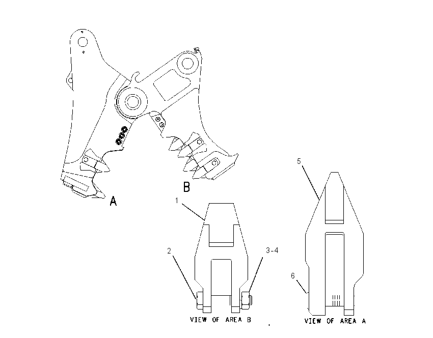 TOOTH GP-CRUSHER 1696042 CAT
