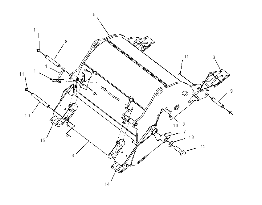 FRAME GP-COLD PLANER 1688570 CAT