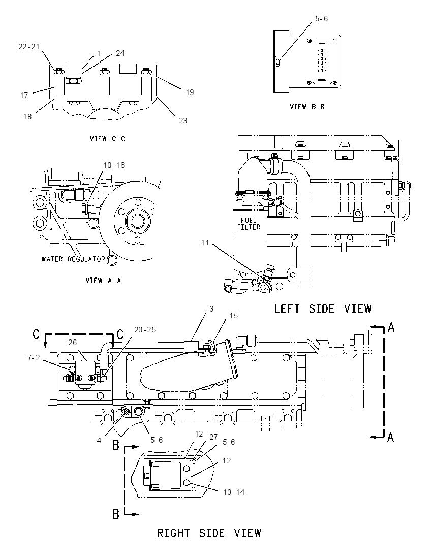 Проводка отопителя 4P0588 CAT