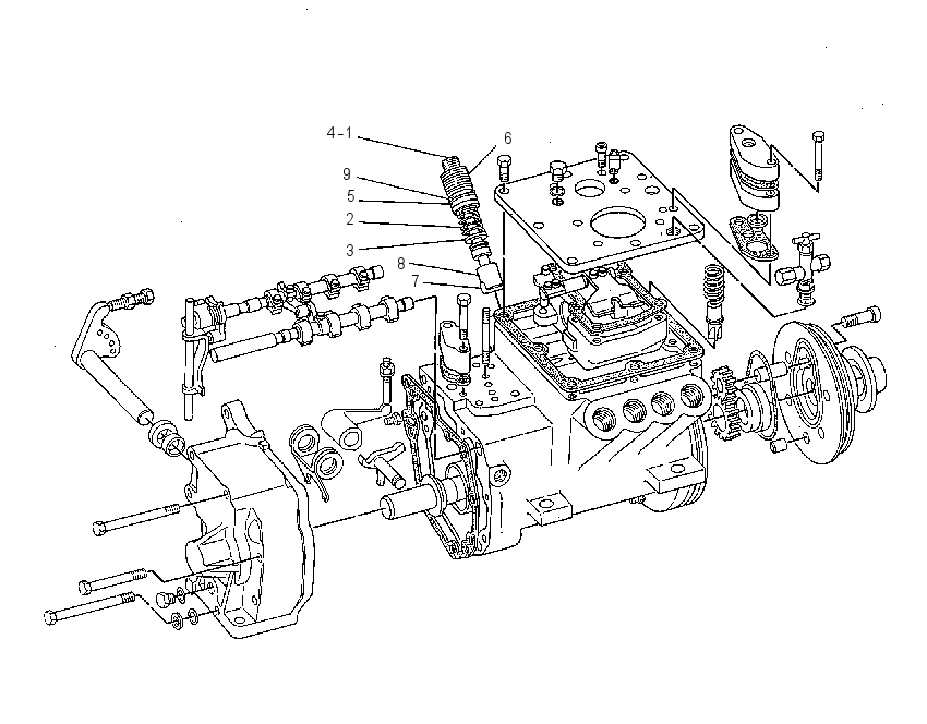 ТНВД с регулятором 4W5642 CAT