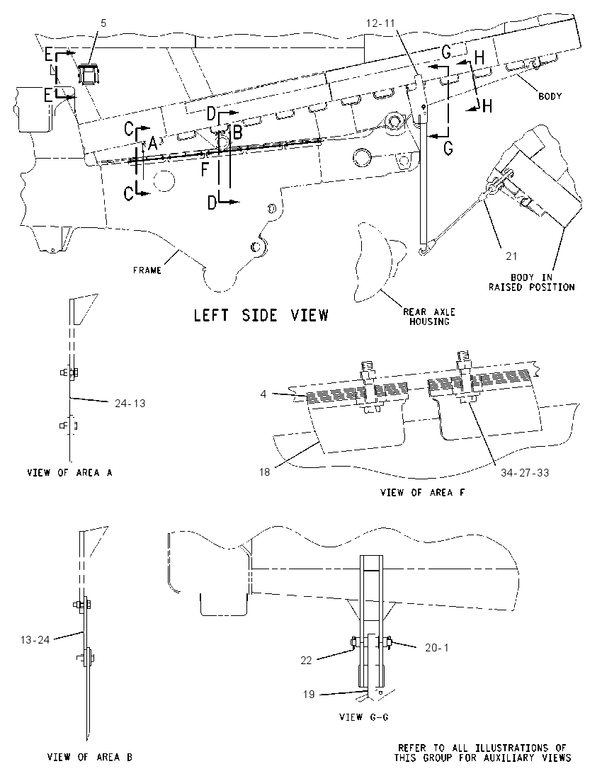 MOUNTING GP-TRUCK BODY 1935878 CAT