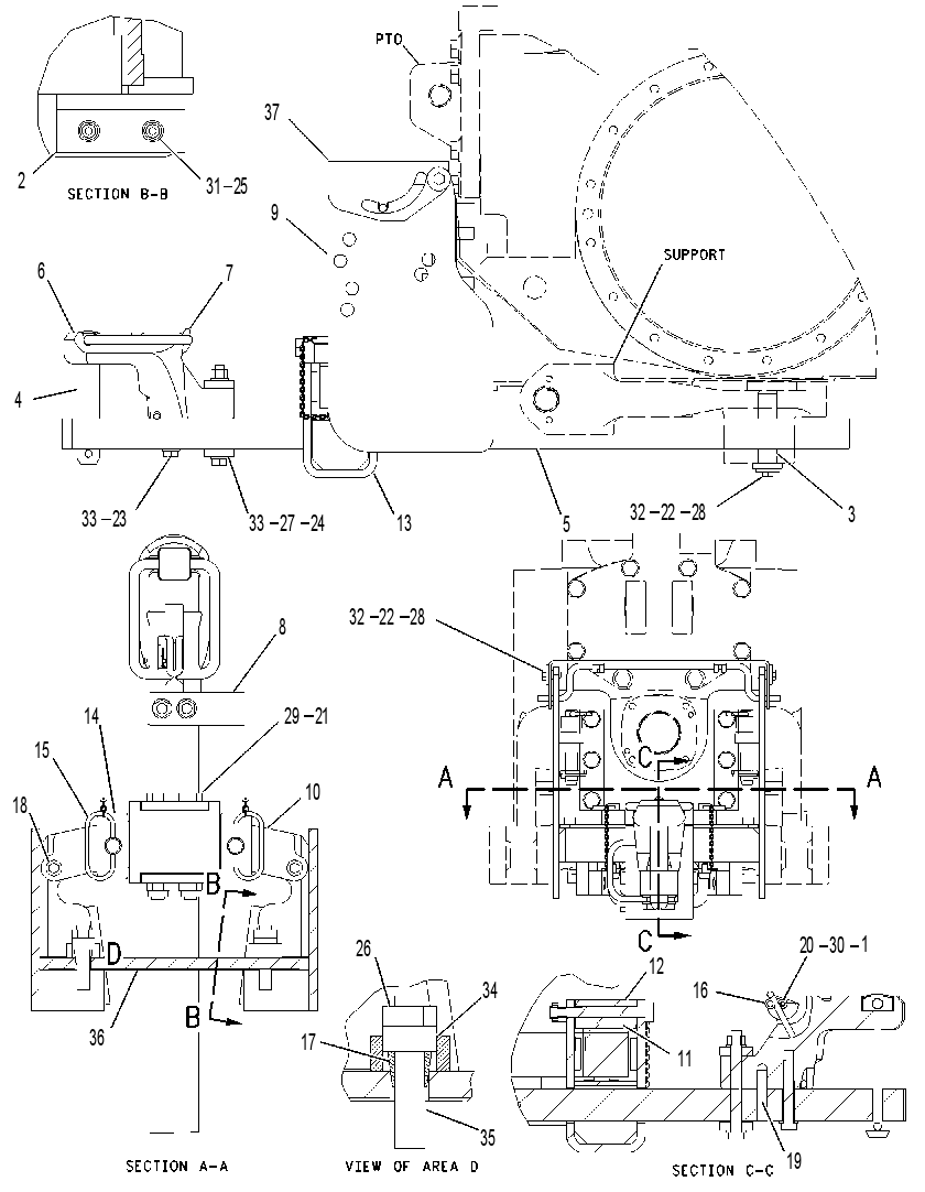 DRAWBAR GP-SWINGING 1574764 CAT