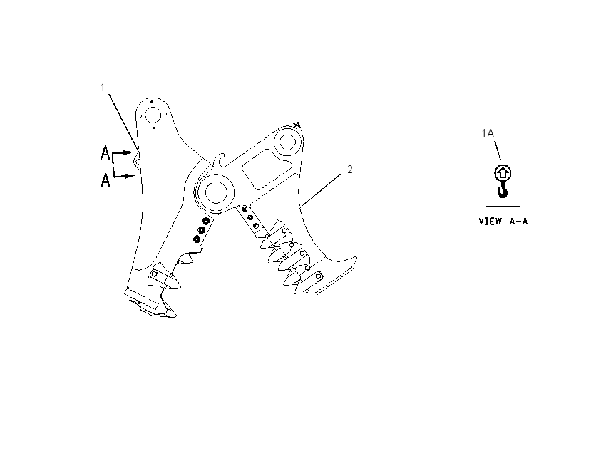 JAW GP-PULVERIZER 1725895 CAT