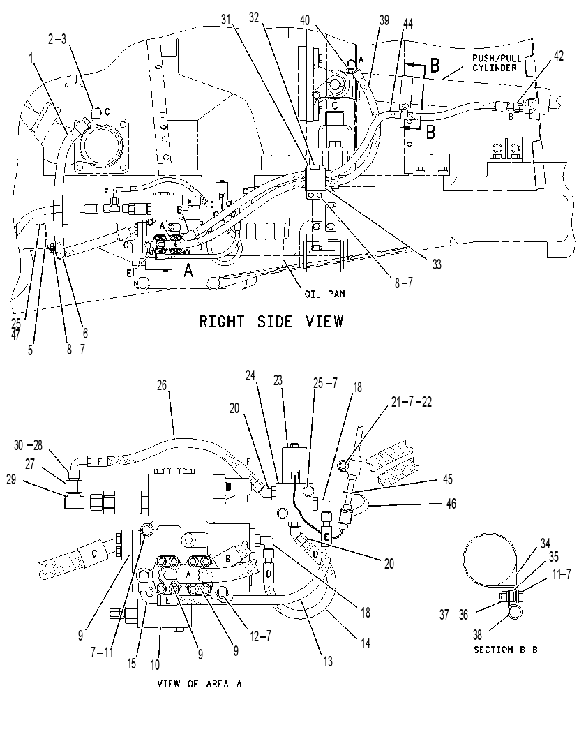 CONTROL GP-PUSH-PULL 8X7773 CAT