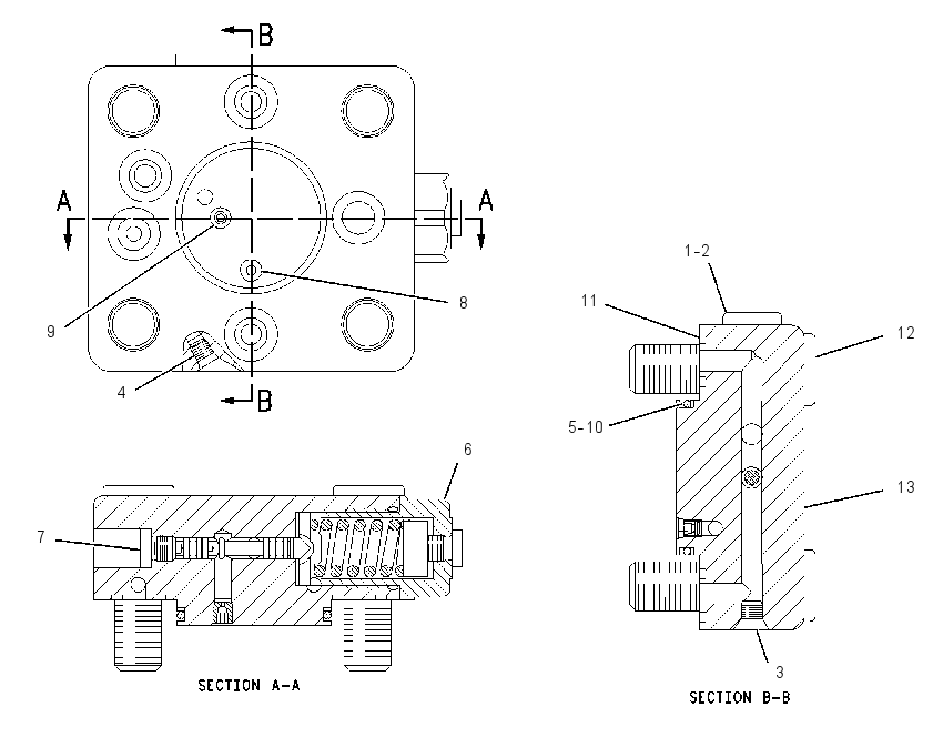 VALVE GP-MOTOR CONTROL 1881307 CAT