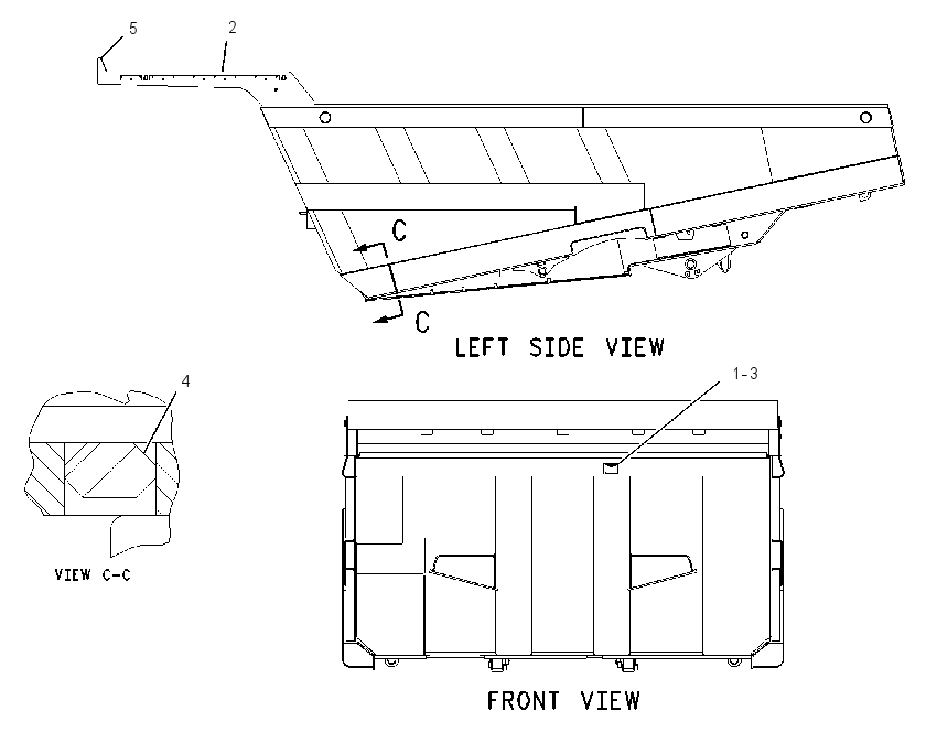 BODY & CANOPY AS-QUARRY 1373432 CAT
